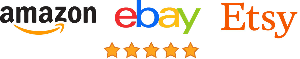 Amazon, eBay, Etsy